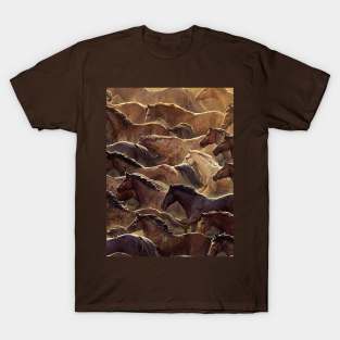 Majestic Herd of Horses T-Shirt